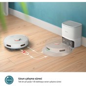 Resim Philips Otomatik Boşaltma İstasyon Robot Süpürge- 2700 Pa Emiş,130 dakika Çalışma Süresi, Halı Modu 