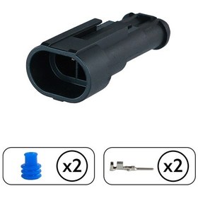 Resim Superseal Dişi Soket 2 Pin 