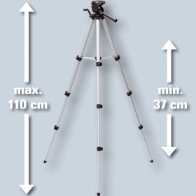 Resim Einhell TRİPPOT Teleskobik Lazer Tripod Stand 37 cm ile 110 cm Yükseklik Aralığında Kullanım 