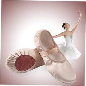 Resim 3 Dans Topuklu Musluk Ayakkabıları Spor Ayakkabı + Terlik Kanvas Bale Ayakkabısı Çocuk Spor Ayakkabı Terlik Balo Salonu Ayakkabıları Pointe Ayakkabıları Terlik Bayan Dans 