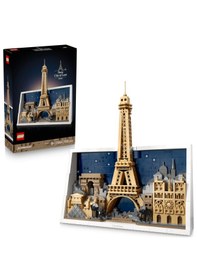 Resim LEGO® Architecture Paris – Aşıklar Şehri 21064 – Yetişkinler için 4 Mimari Simge İçeren Dekoratif Model Yapım Seti (958 Parça) 