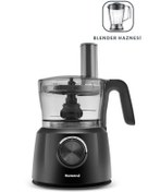 Resim HOMEND Functionall 2845h Blender Hazneli Mutfak Robotu Siyah 
