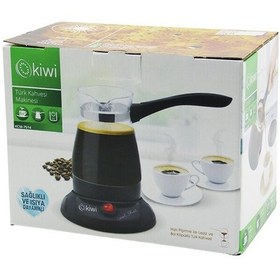 Resim Kiwi Kcm-7514 Cam Elektrikli Cezve Türk Kahve Makinesi 360 Derece Dönebilen Taban 6 Fincan 1000w 400ml 304 Çelik Gizli Rezistans 5256 