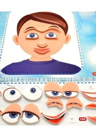 Resim Tox Duyguları Öğreniyorum Keçe Cırtlı Duvar Panosusu (erkek) . Eğ 
