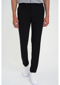 Resim Efor Comfort Fit Beli Lastikli Esnek Siyah Spor Pantolon P 1189 Siyah 