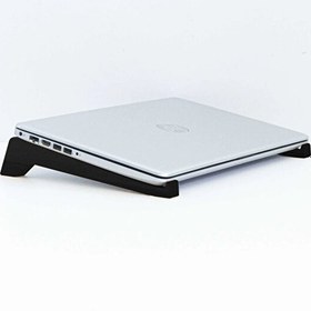 Resim Gift Taşınabilir Ahşap Siyah Notebook Laptop Standı 