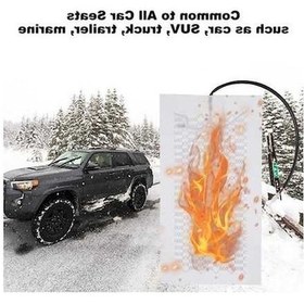 Resim Ulzyvf Tj Suofeng Pedi Pazly Otomobil Koltuk Koltuk Karbon Isıtma Isıtıcı Fiber Araç Adet 2 12v - Qy 