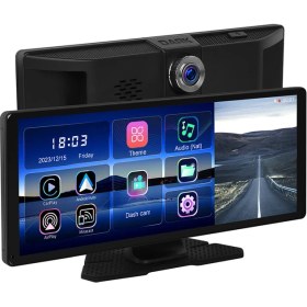 Resim Dark 11.3" IPS Apple Carplay & Android Auto / Airplay, Android Cast Ekran Yansıtma, Adas Sürüş Sistemli 4K Ön & Arka Kameralı Torpido Üstü Araç Multimedya Ekranı 
