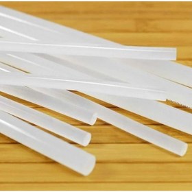 Resim SanalevShop Çubuk Mum Silikon Şeffaf 1 Adet ince 7,4 x 30 Cm 10W ve 20W için 