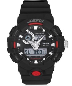 Resim Joefox Dijital Analog Silikon Kordon Erkek Kol Saati Jf1085 