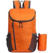 Resim Pazly 20l Hafif Katlanabilir Su Geçirmez Sırt Çantası - Bisiklet, Kamp, Dağcılık, Yürüyüş, Seyahat, Okul Portakal Turuncu 