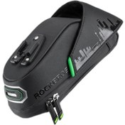 Resim Suntek Bisiklet Eyer Çantası Su Geçirmez Yol Bisikleti Siyah 