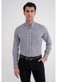Resim G 1598 Gömlek Slim Siyah Siyah 