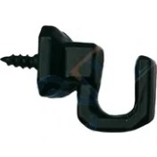 Resim Ronanna Buğz Vidalı Kanca, Askı Küçük - 15X18MM, Siyah - 100 Adet 