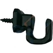 Resim Ronanna Buğz Vidalı Kanca, Askı Küçük - 15X18MM, Siyah - 100 Adet 