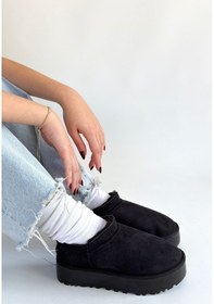 Resim Mitay Siyah Süet Bot Siyah 