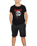 Resim Scream Drop Siyah Çocuk Tişört Siyah 