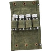 Resim Pazly Kamp Baharat Kutusu Seti - Cam Kavanozlar, Koyu Yeşil Renk Koyu Yeşil 