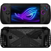 Resim For Asus Rog Ally X Game Console Tpu Protective Case With Stand Black 