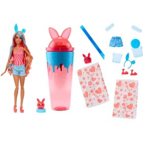 Resim Barbie Pop Reveal Milkshake Serisi - Kırmızı Tavşan JCN88 