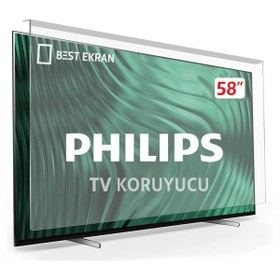 Resim Bestekran Philips 58pus7304 Tv Ekran Koruyucu 146 Cm 58pus7304/12 7300 Series 4k Uhd Led Android FD4241d5 