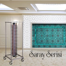 Resim Altınbaşak Saray Pazlanmaz Tabak Taşıma Arabası 185 Cm 2 Yıl Garantili 