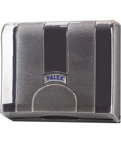 Resim Palex 3570-2 Standart Z Katlı Kağıt Havlu Dispenseri Şeffaf Füme 