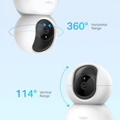 Resim TP-LINK Tapo C210, 3,0Mpix, İç ve Dış Mekan, WiFi, 9Mt. Gece Görüşü, 360 Dönüş, Dikey ve Yatay Hareket, İki Yönlü Ses Güvenlik Kamerası 