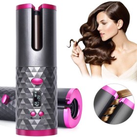 Resim Genel Markalar Şarjlı Kablosuz Otomatik Saç Maşası Saç Şekillendirici Saç Bukle Makinesi Taşınabilir Saç Maşa 