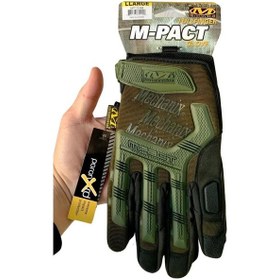 Resim Single Sword Mechanix Tam Parmak Taktik Eldiven, Darbe Emici İş Eldiveni, Dokunmatik Özellikli Motosiklet&spor Eldiveni, Unisex Xl-haki 
