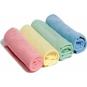 Resim Samorian Mikrofiber Temizlik Bezleri (4’lü Paket) Araba Yıkama, Ev Temizleme ve Evcil Hayvan Kurutma Bezleri 