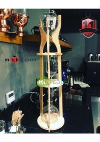 Resim Cold Brew Soğuk Demleme Ahşap Standlı 
