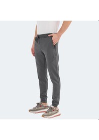 Resim Slazenger VENOM Erkek Fermuar Cepli Dar Paça Koyu Gri Eşofman Altı 