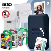 Resim Instax Mini Link Mavi Akıllı Yazıcı ve Mega Set 