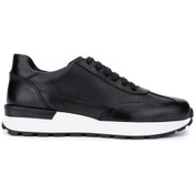 Resim Tamer Tanca Erkek Hakiki Deri Siyah Sneakers & Spor Ayakkabı 1093 074 Erk Ayk Y25 Sıyah Siyah 
