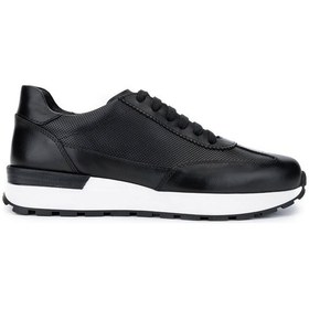 Resim Tamer Tanca Erkek Hakiki Deri Siyah Sneakers & Spor Ayakkabı 1093 074 Erk Ayk Y25 Sıyah Siyah 