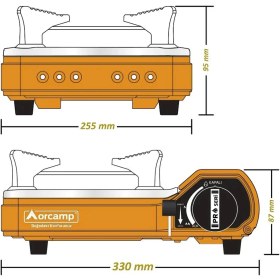 Resim Uyguna-Yakala CK-505 Turuncu Orcamp Tekli Portatik OCAK-YKT.161 