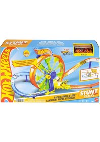 Resim Hot Wheels Hızlı Fırlatma Ve Döngü Parkuru Oyun Seti 