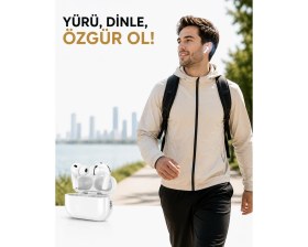 Resim vooka Çevirmen Kulaklık Bt 6.0 | 55 Dil Anlık Çeviri | Anc Gürültü Engelleme | Siri & Google Asistan Destekli Kablosuz Bluetooth Kulaklık 