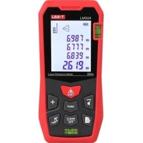 Resim Uni-T LM50A 50m Lazer Metre Yüksek Hassasiyet ve Kompakt Boyut ile Profesyonel Kullanım 