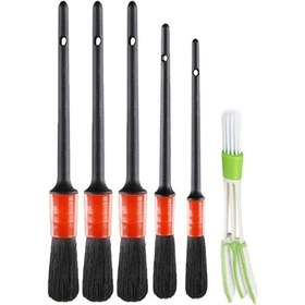 Resim Mbois Yumuşak Kıllı Iç Ve Dış Temizlik Için 5+1 Detaylı Araç Oto Temizlik Bakım Fırça 7691715313542 