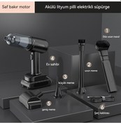 Resim Güçlü Ve Yüksek Güçlü Araç Elektrikli Süpürgesi-siyah 