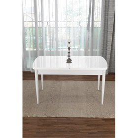 Resim Canisa Concept Via Açılabilir Mutfak Masası-Yemek Masası Beyaz 