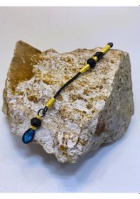 Resim Turkuaz Zirkon Taşlı Yaldız Kombin Tekli Püskül 