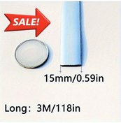 Resim Willowhaven 15mm X 3m Evrensel Krom Kaplama Oto Dekoratif Koruma Şeridi 