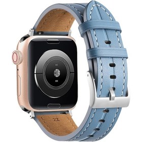 Resim iOS Uyumlu Watch Ultra Yivli Deri Kordon 49mm / Seri 8-7 45mm / Se 2-6-se-5-4 44mm / 3-2-1 42mm 