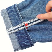 Resim 1 Adet Metal Dikiş Ölçü Aleti - Kumaş, Denim ve DIY Projeleri için Ayarlanabilir Kayar Quilting Cetveli, Siyah, Doğru Etek & Pile Etme için Çift Taraflı Ölçek, Dikiş Başlangıçları & Profesyoneller için Pürüzsüz İşçilik, DIY El Sanatları Aracı | İşçilik Yardımı | Net Ölçüm İşaretleri 