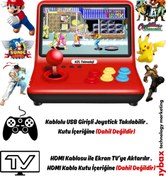 Resim Maybax 9 Inch 20.000 Adet Oyun Retro Oyun Konsolu Çift Kişilik TV'ye Görüntü Bağlama El Atarisi Gamepad 