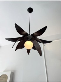 Resim Avize Ahşap Modern Ve Minimal Tasarım Avize, İskandinav Salon Ve Oturma Odası Aydınlatması Ceviz Diğer 