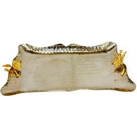 Resim Japon Güllü Bakır Sunum Tepsisi No: 3 